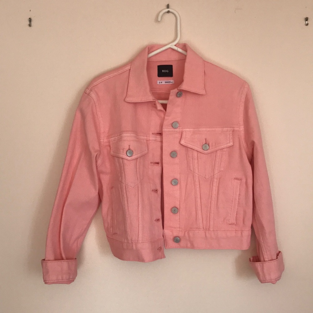 100% New Pink Jean Jacket